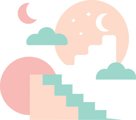 Cloud Vector Icon Set – Flat, Silhouette, Line, and Cute Styles, Weather, Tech, Cute, and Silhouette