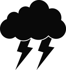 Cloud Vector Icon Set – Flat, Silhouette, Line, and Cute Styles, Weather, Tech, Cute, and Silhouette