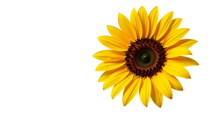 Obraz premium Flower Close-Up Of Yellow Common Sunflower Petals