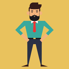 business man vector illustration