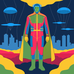 fashion model with shopping bags