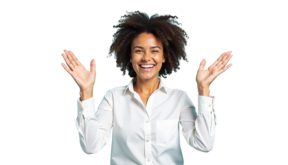 Smile Of Happiness And Positive Energy