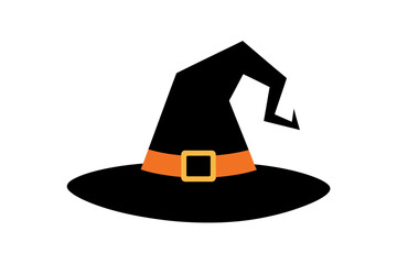 Halloween witch hat costume accessory illustration