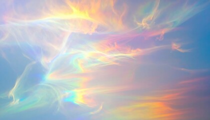 Fototapeta premium Pastel Rainbow Cloudscape