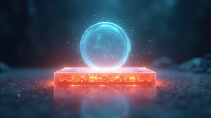 Fototapeta premium Abstract conceptual visualization of skin protection barrier