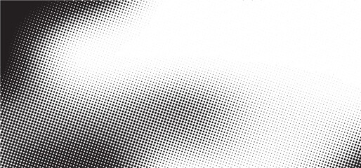 Abstract Halftone Wave Dot Background ,Dynamic halftone wave pattern in black and white, featuring abstract flowing dots that create a stylish motion effect. Ideal for tech, retro, or graphic backdrop