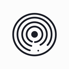 meditative mandala design with black and white color scheme