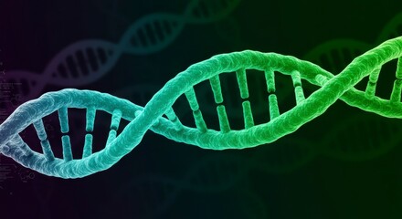 Double helix DNA model