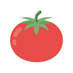 Flat Design Tomato Illustration
