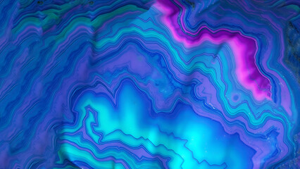 Fototapeta premium Aurora Borealis Quartzite - Multicolor Reflective Stone for Ethereal Digital Art