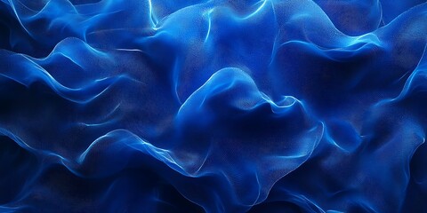 Fototapeta premium Blue Water Texture Waves Bubbles Background