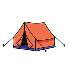 Camping tent illustration