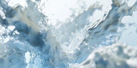 
Title (English):
Dynamic Water Splash on Blue-White Background: Creative Abstract Commercial Concept for Car Advertising. High-Resolution 3D Rendered Scene Capturing Motion with Dynamic Lighting. Str