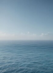 Fototapeta premium Subtle light blue gradient, calming ocean vibes, abstract texture, light, subtle