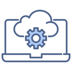 Web Service Blue Icon