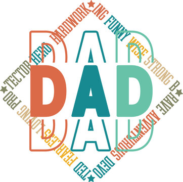 DAD SVG, FATHER'S DAY SVG T-SHIRT