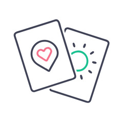 affirmation cards icon, affirmation cards vector illustration-simple illustration of affirmation cards, perfect for affirmation cards logos and icons