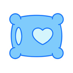 comforting pillow icon, comforting pillow vector illustration-simple illustration of comforting pillow, perfect for comforting pillow logos and icons