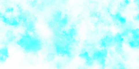 abstract cloud and vapor texture background. white and blue smoke aquarelle smudge illustration smooth grungy smokey light pastel colors ink glow. Fantasy smooth white shades and blue sky and clouds