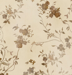 Timeless Beauty Hand Painted Curly Flower Illustrations