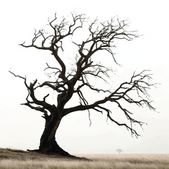 dead tree silhouette