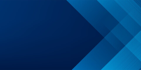 Obraz premium modern blue abstract background with elegant bright diagonal lines