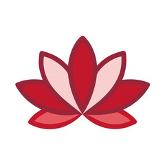 flower petals icon, flower petals vector illustration-simple illustration of flower petals, perfect for flower petals logos and icons