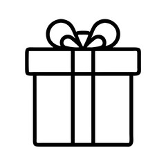 gift box icon, gift box vector illustration-simple illustration of gift box, perfect for gift box logos and icons