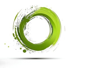 Abstract green circle design (1)
