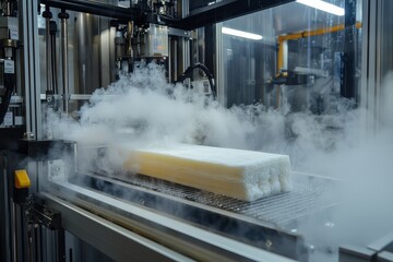 Humidity-controlled chamber accelerating cellulose tape decomposition with tensile strength loss and adhesive crystallization time-lapse