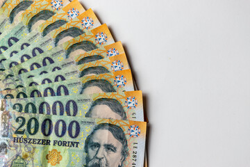 Hungarian 20.000 Ft banknotes