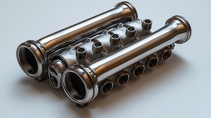 Stainless steel plumbing components