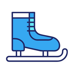 ice skates icon, ice skates vector illustration-simple illustration of ice skates, perfect for ice skates logos and icons