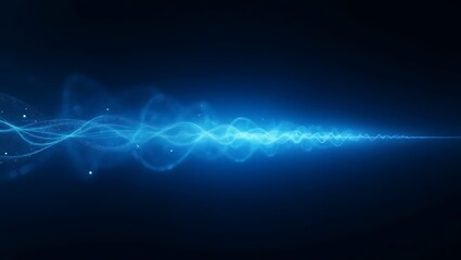 High quality Professional Abstract blue energy wave background design stock image