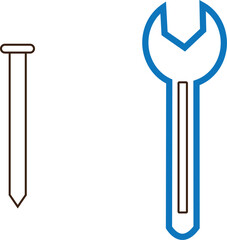 Mechanical tool and iron nail design