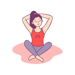 relaxed pose icon, relaxed pose vector illustration-simple illustration of relaxed pose, perfect for relaxed pose logos and icons