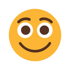 smiling eyes emoji icon, smiling eyes emoji vector illustration-simple illustration of smiling eyes emoji, perfect for smiling eyes emoji logos and icons