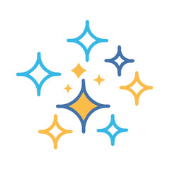 sparkling lights icon, sparkling lights vector illustration-simple illustration of sparkling lights, perfect for sparkling lights logos and icons