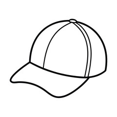 baseball cap vector illustration