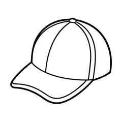 baseball cap vector illustration