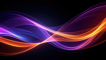 Abstract Flowing Waves.