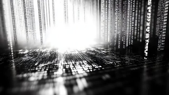 Binary code abstract background