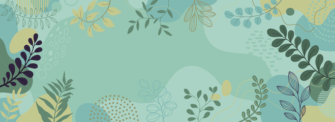 Background with beautiful. Hand drawn colourful art background design.