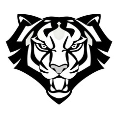 Obraz premium tiger head vector