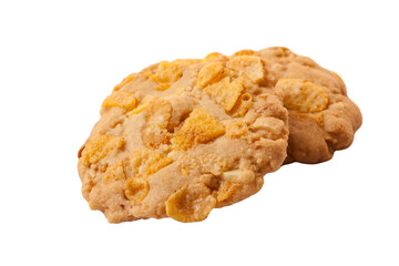chocolate chip cookie isolated