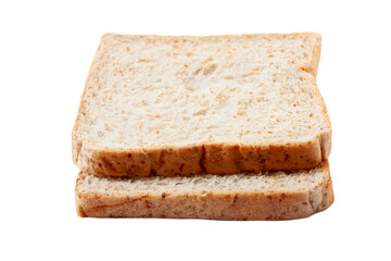 slices of bread isolated