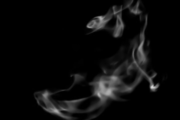 blurred candle smoke over dark background for your abstract design.