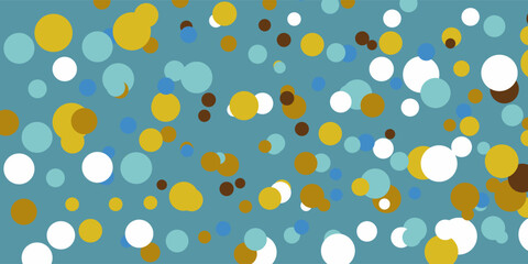 Light Blue, Yellow vector red pattern of geometric circles, shapes. Colorful mosaic banner. Geometric background with colored disks. vector ilustration eps10