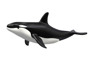 Fototapeta premium Explore the Depths with Orca, A Marine Wonder. Nature's Majestic Creature