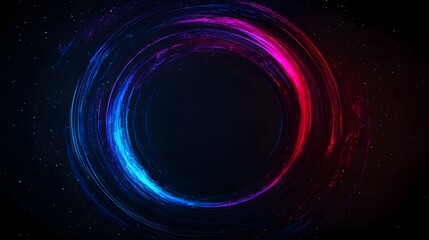 Vibrant Circular Abstract Background with Dynamic Color Swirls